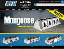 Tablet Screenshot of airflowresearch.com